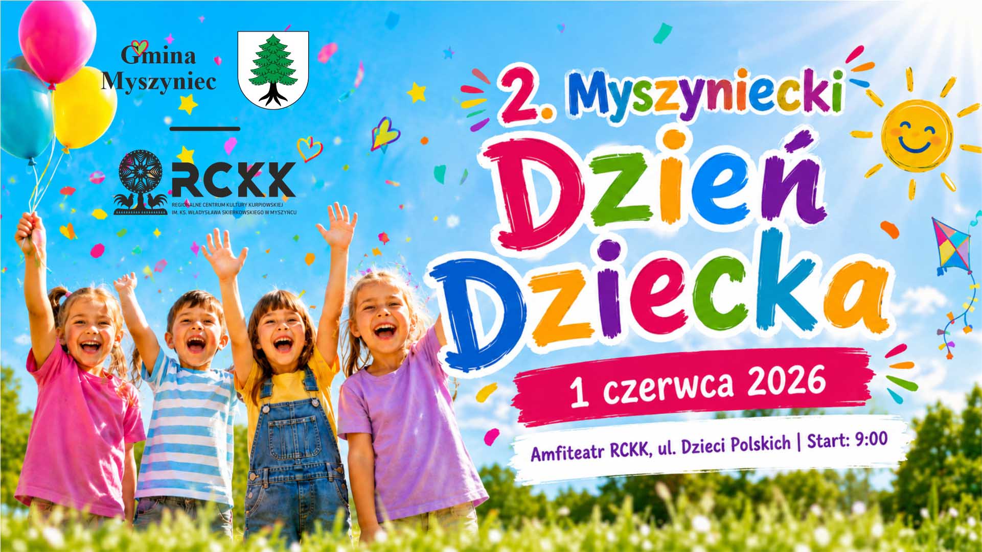 1 czerwca 2026 r. | 2. Myszyniecki Dzień Dziecka