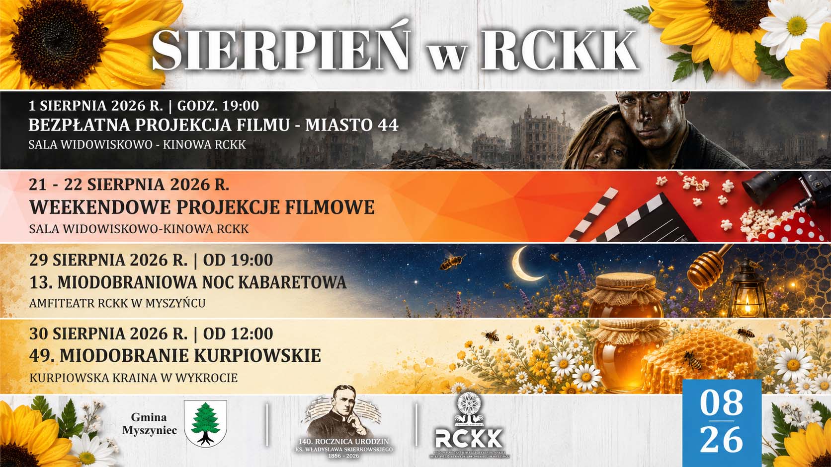 31 lipca 2026 r. | Sierpień w RCKK